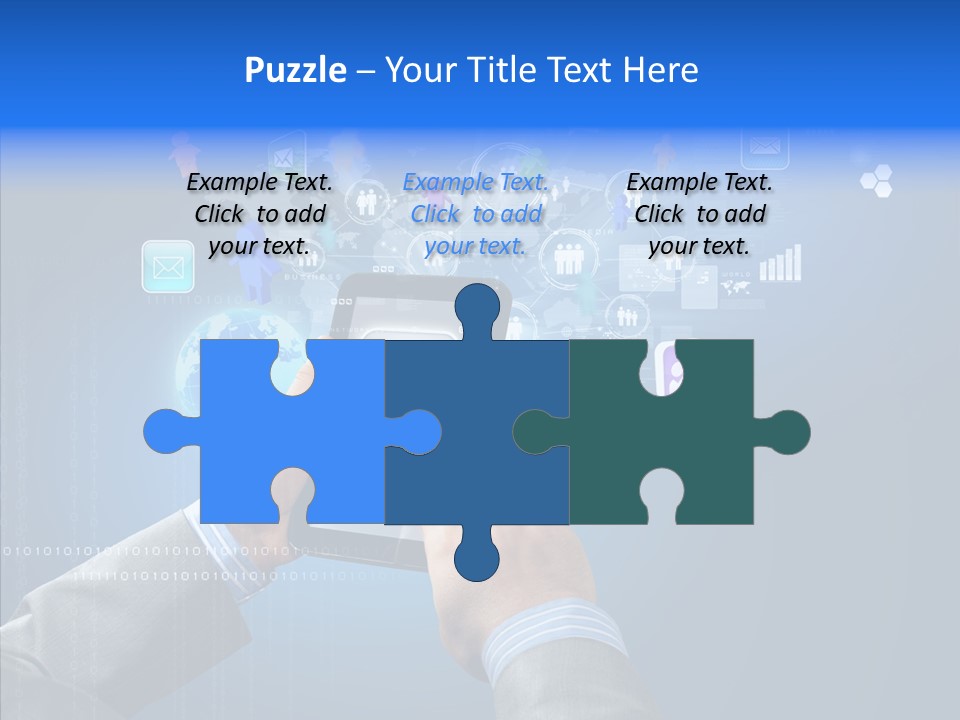 Touchscreen Email Wireless PowerPoint Template