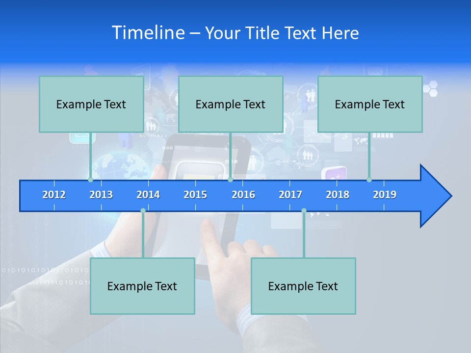 Touchscreen Email Wireless PowerPoint Template