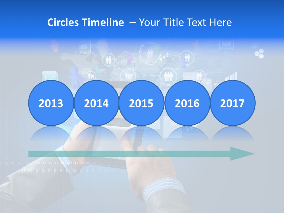 Touchscreen Email Wireless PowerPoint Template