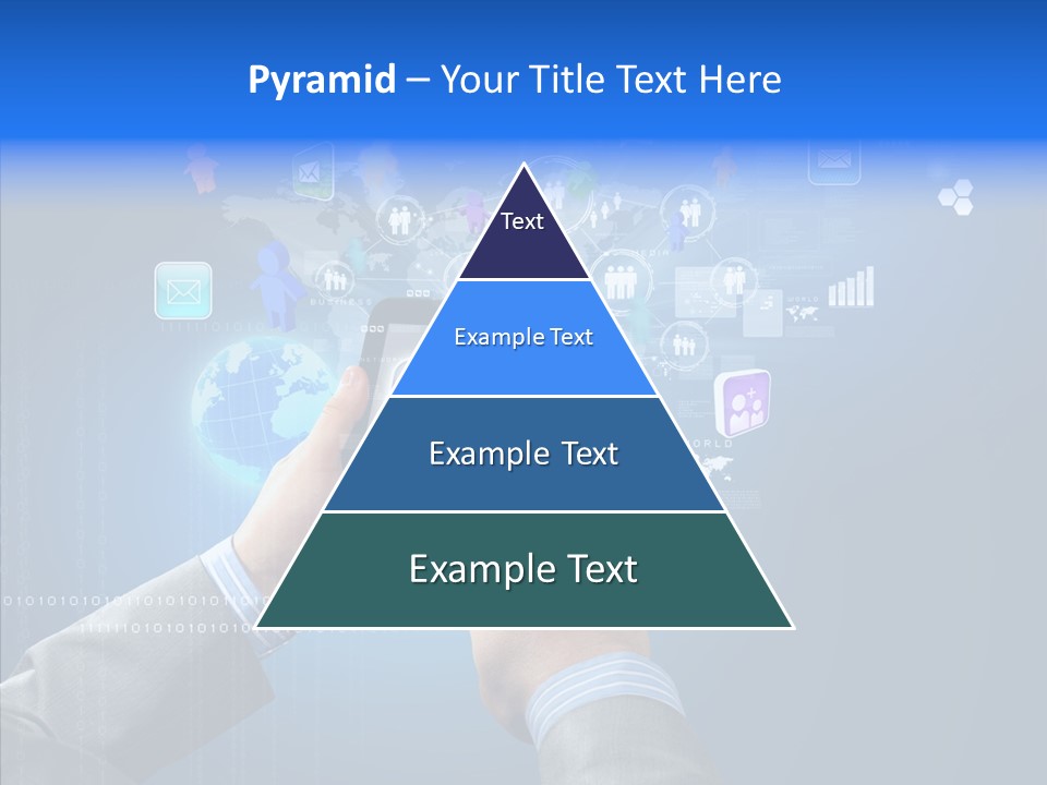 Touchscreen Email Wireless PowerPoint Template