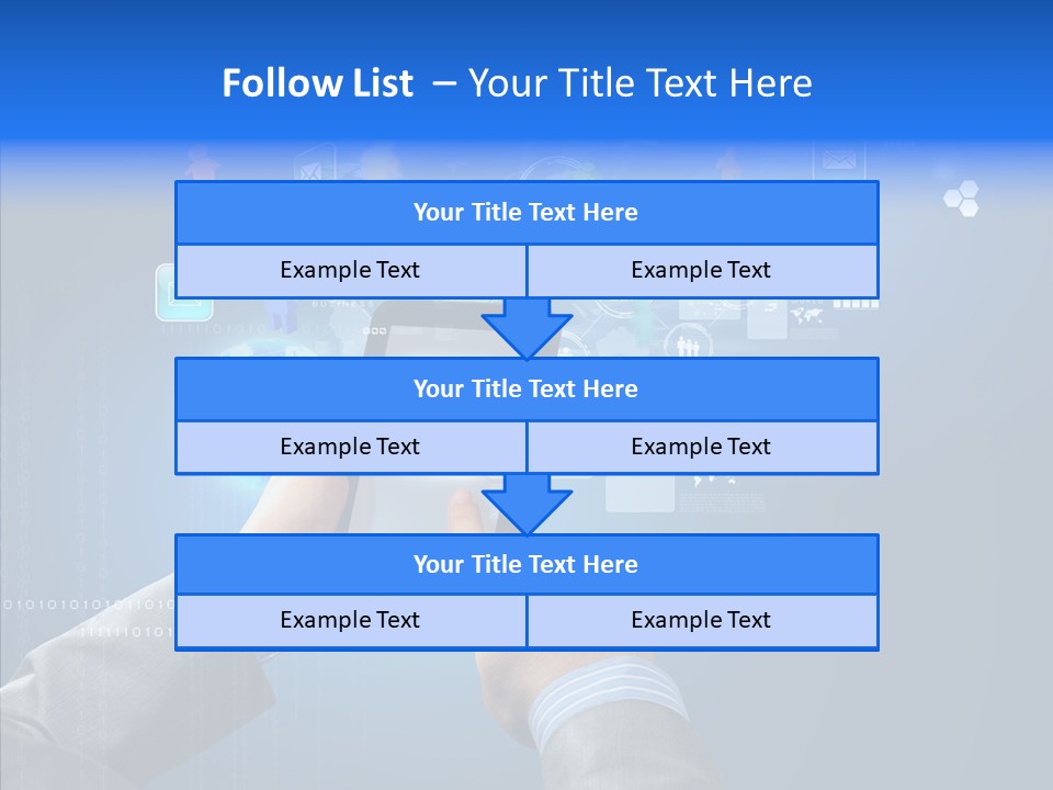 Touchscreen Email Wireless PowerPoint Template