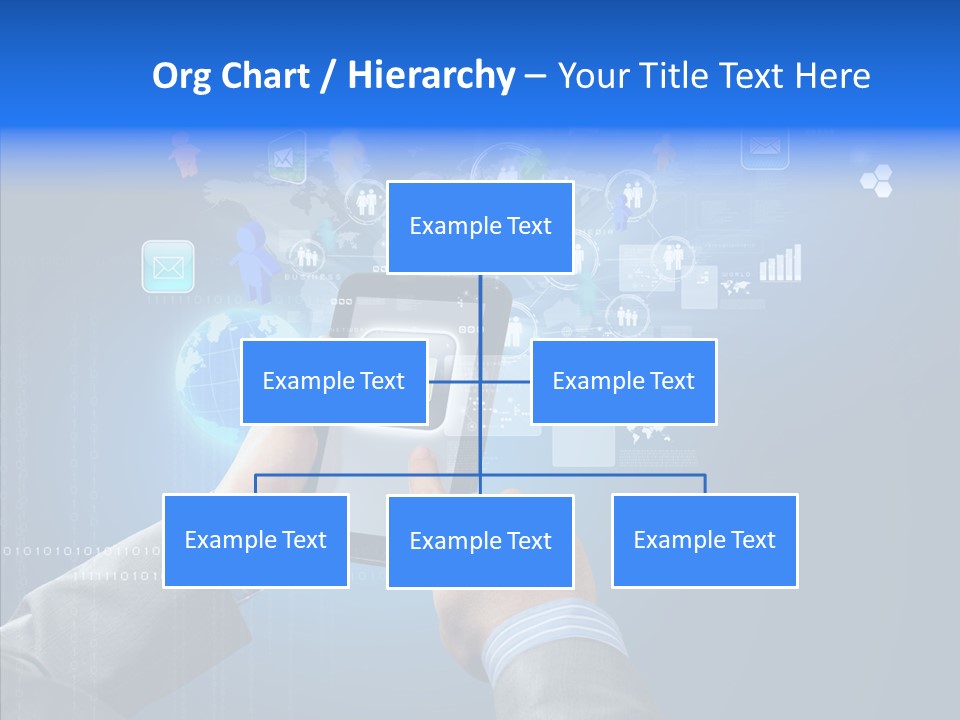 Touchscreen Email Wireless PowerPoint Template