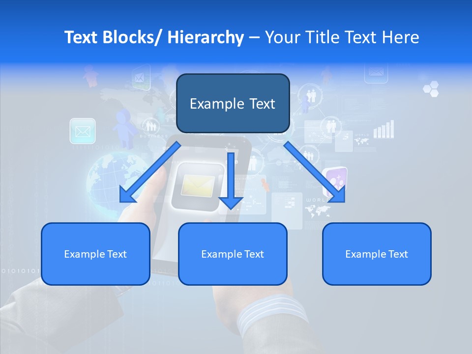 Touchscreen Email Wireless PowerPoint Template