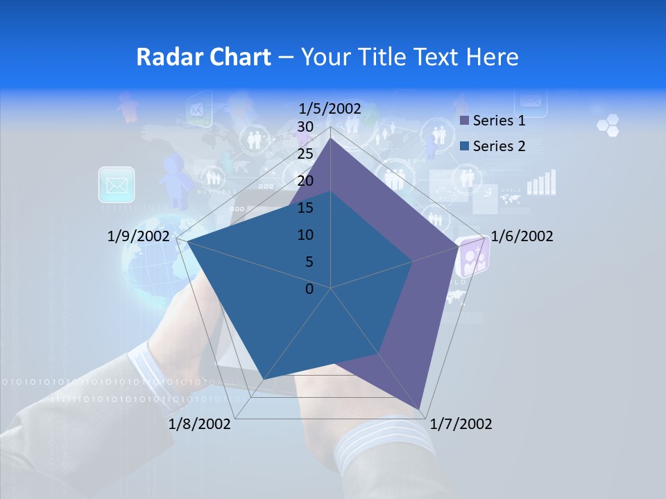 Touchscreen Email Wireless PowerPoint Template