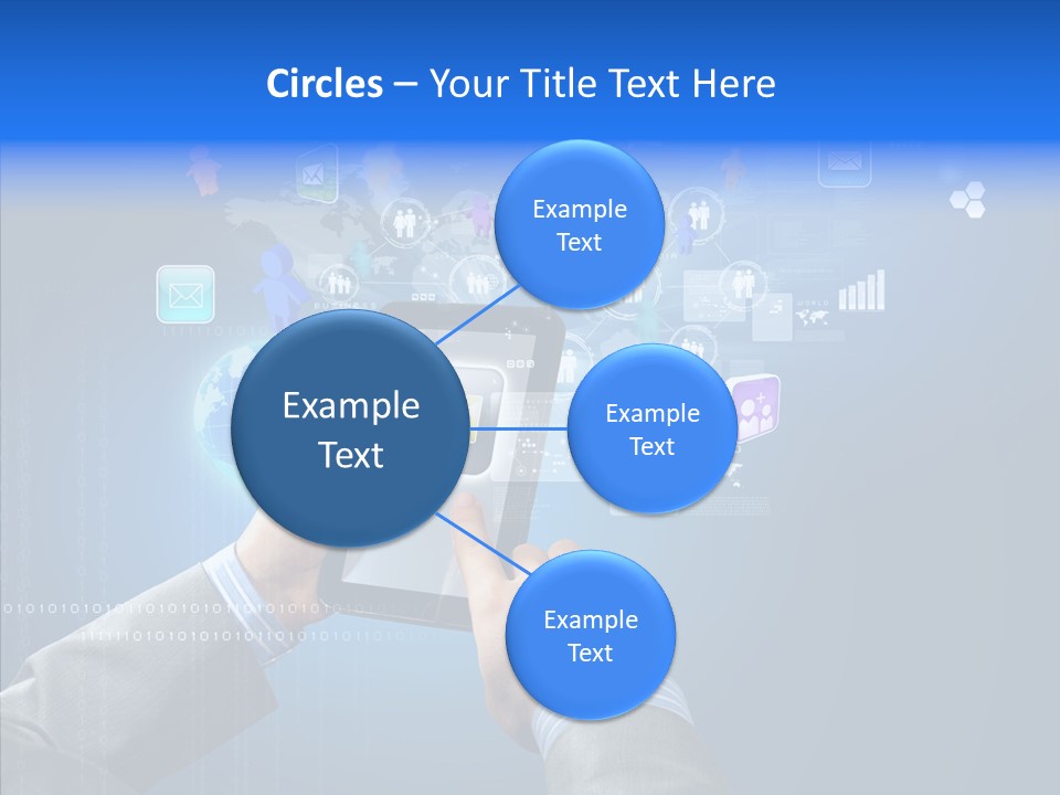 Touchscreen Email Wireless PowerPoint Template