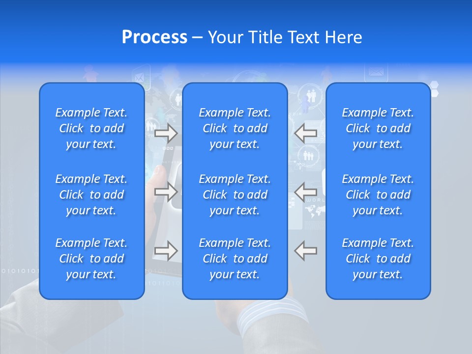 Touchscreen Email Wireless PowerPoint Template