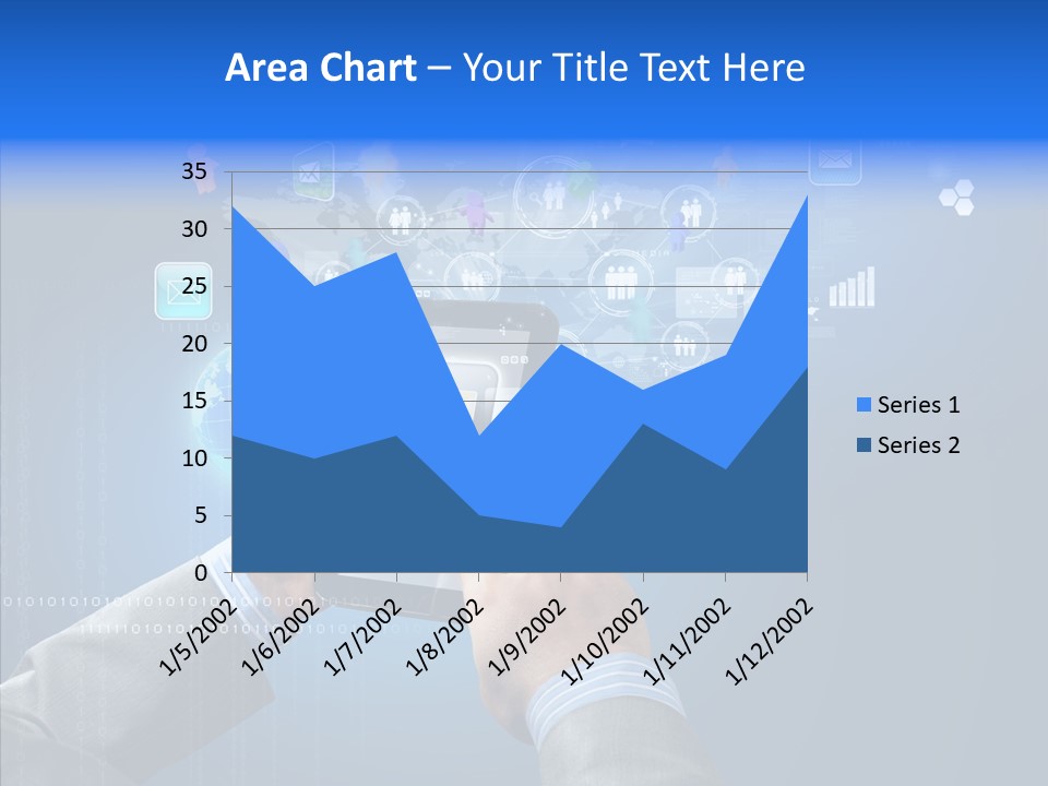 Touchscreen Email Wireless PowerPoint Template
