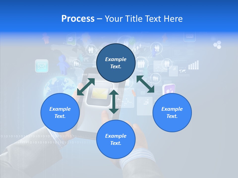 Touchscreen Email Wireless PowerPoint Template