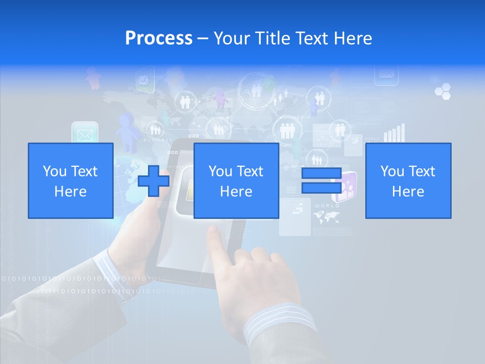 Touchscreen Email Wireless PowerPoint Template