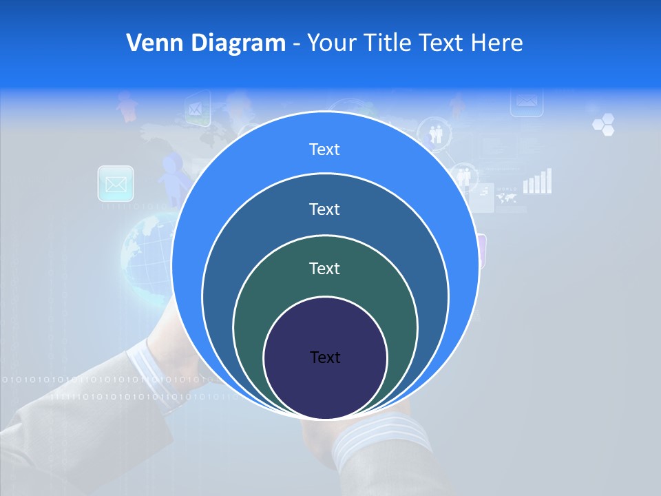 Touchscreen Email Wireless PowerPoint Template