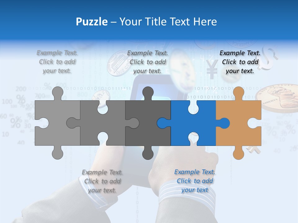 Bank Connection Intelligence PowerPoint Template