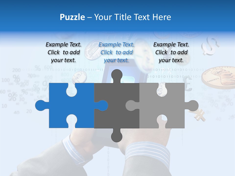 Bank Connection Intelligence PowerPoint Template