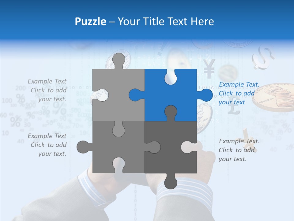 Bank Connection Intelligence PowerPoint Template