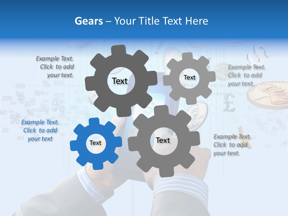 Bank Connection Intelligence PowerPoint Template