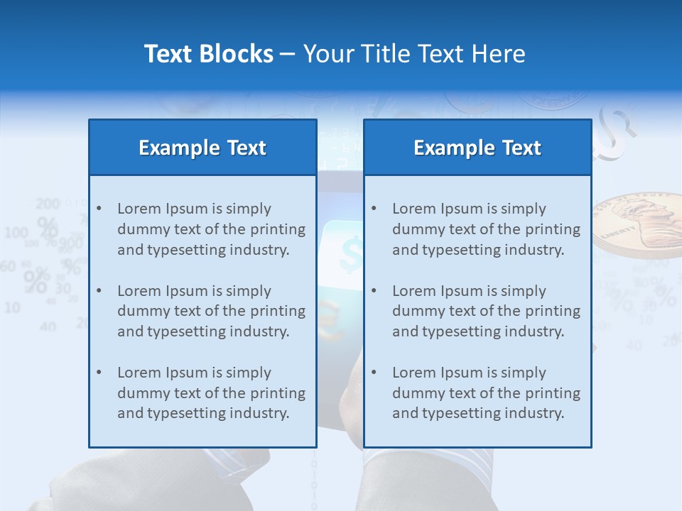 Bank Connection Intelligence PowerPoint Template