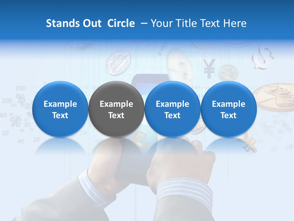 Bank Connection Intelligence PowerPoint Template