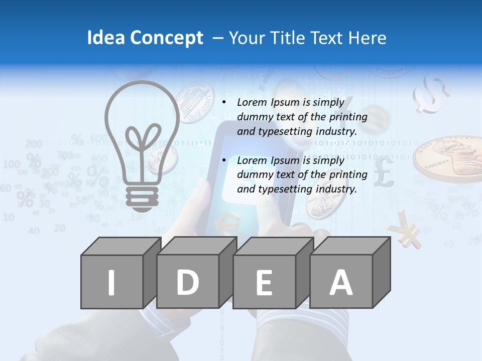 Bank Connection Intelligence PowerPoint Template