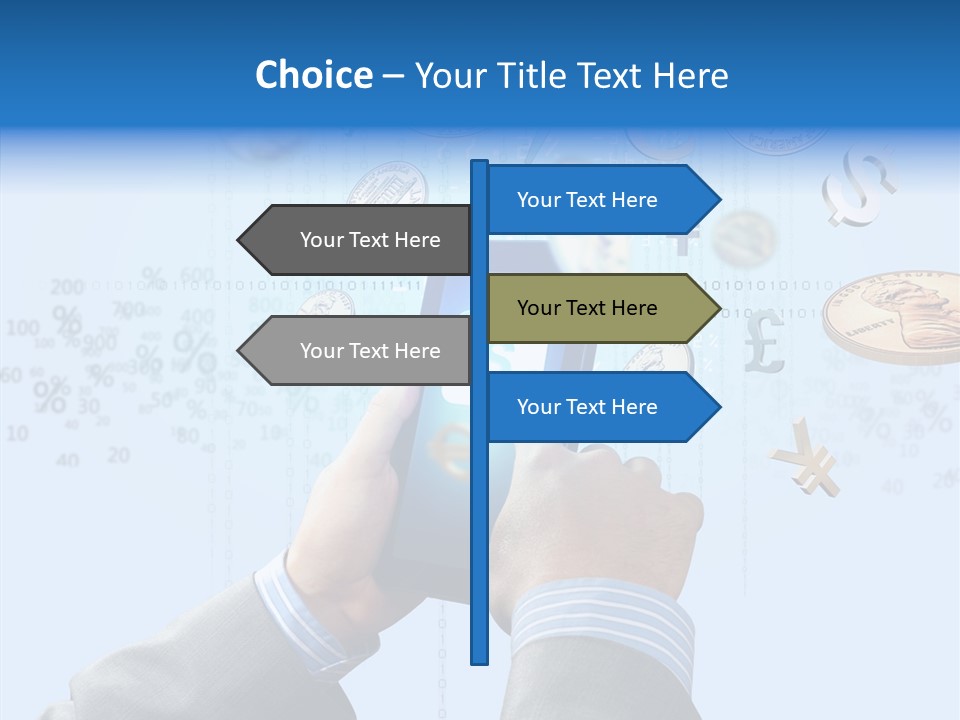 Bank Connection Intelligence PowerPoint Template