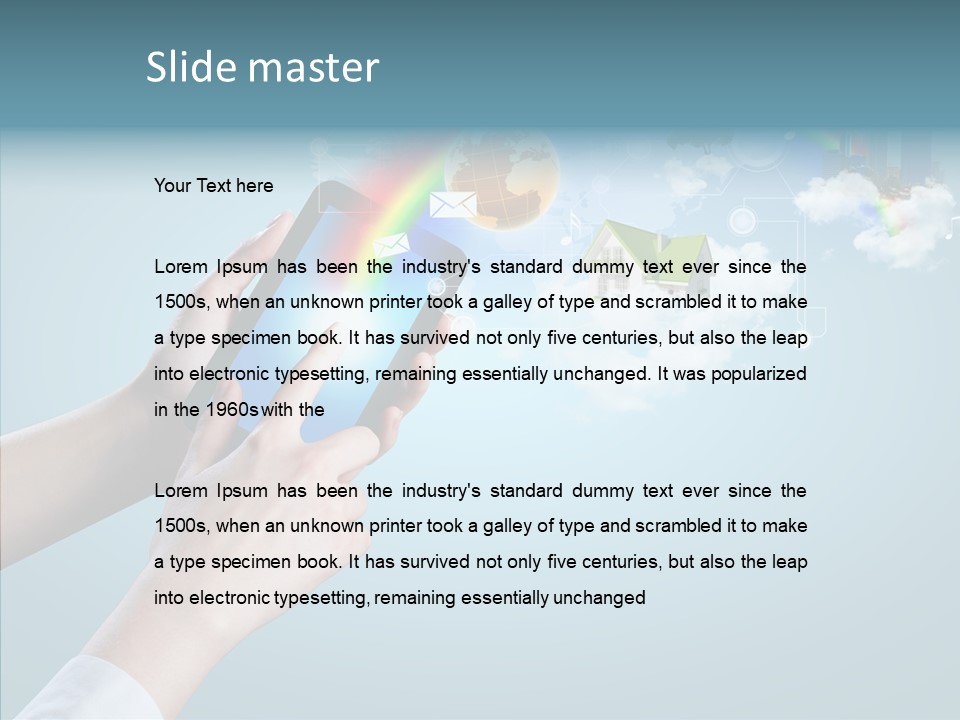 Computer Notebook Www PowerPoint Template