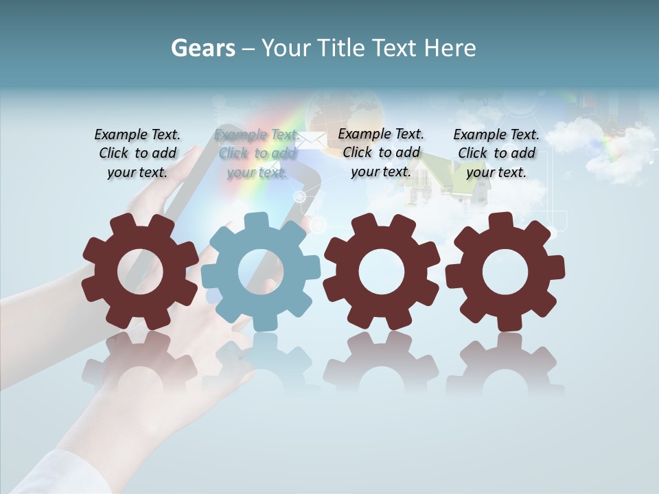 Computer Notebook Www PowerPoint Template