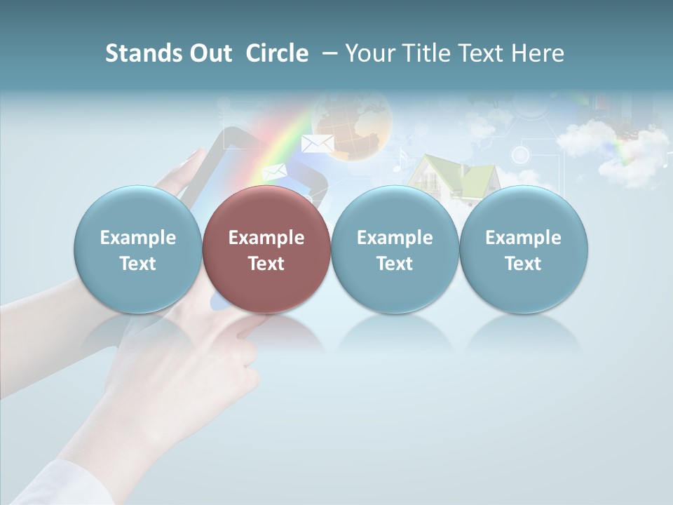 Computer Notebook Www PowerPoint Template