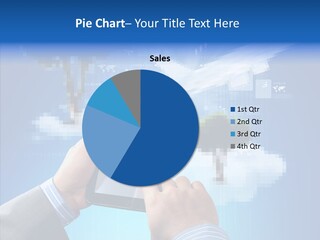 Male Modern Blue PowerPoint Template