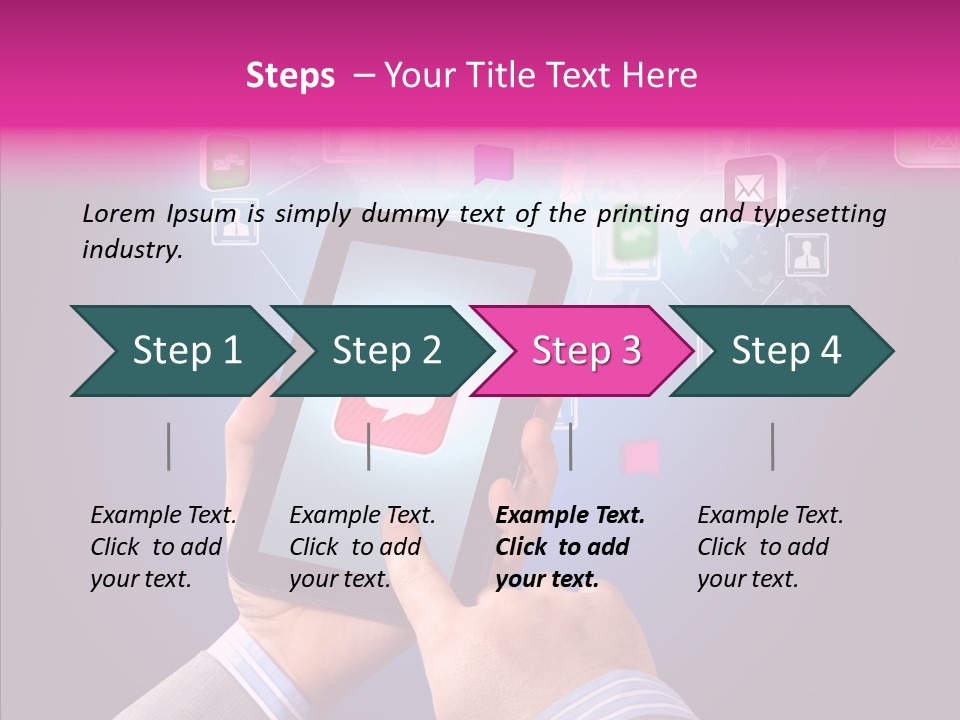 Innovation Entertainment Mobility PowerPoint Template