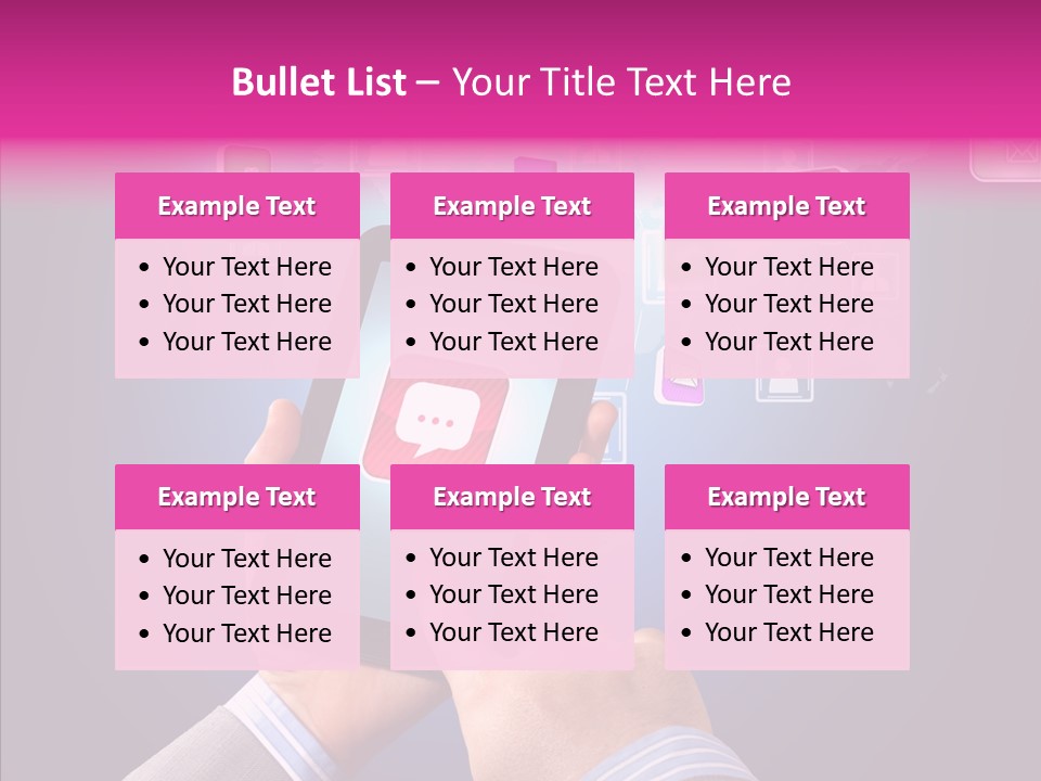 Innovation Entertainment Mobility PowerPoint Template