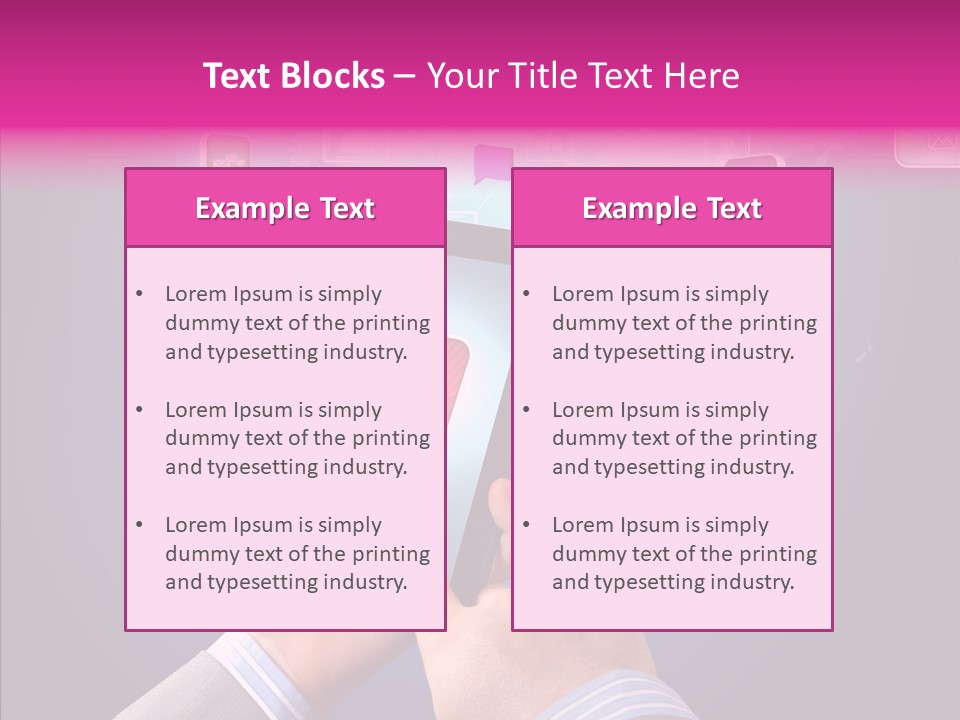 Innovation Entertainment Mobility PowerPoint Template