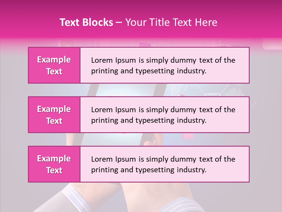 Innovation Entertainment Mobility PowerPoint Template