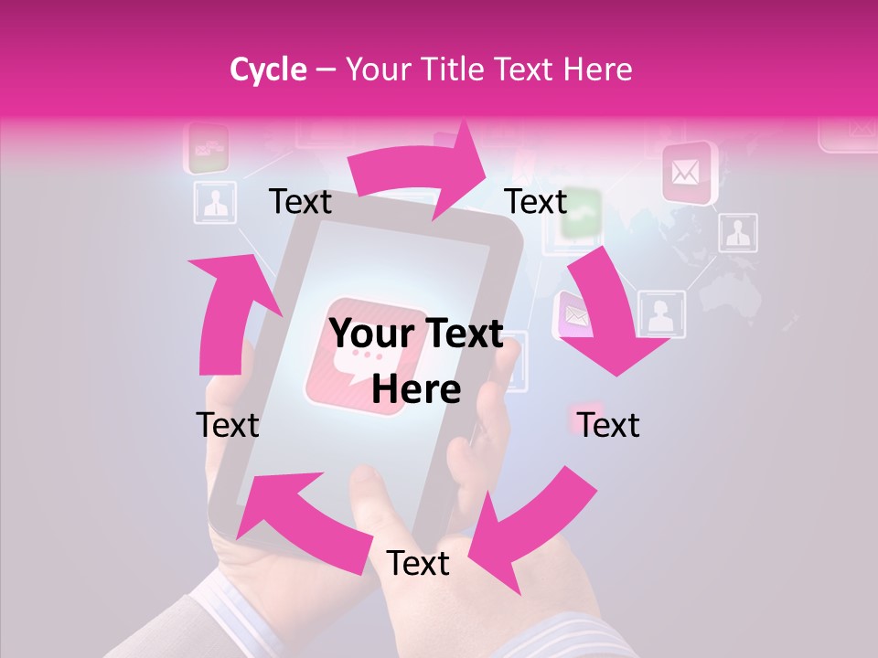 Innovation Entertainment Mobility PowerPoint Template
