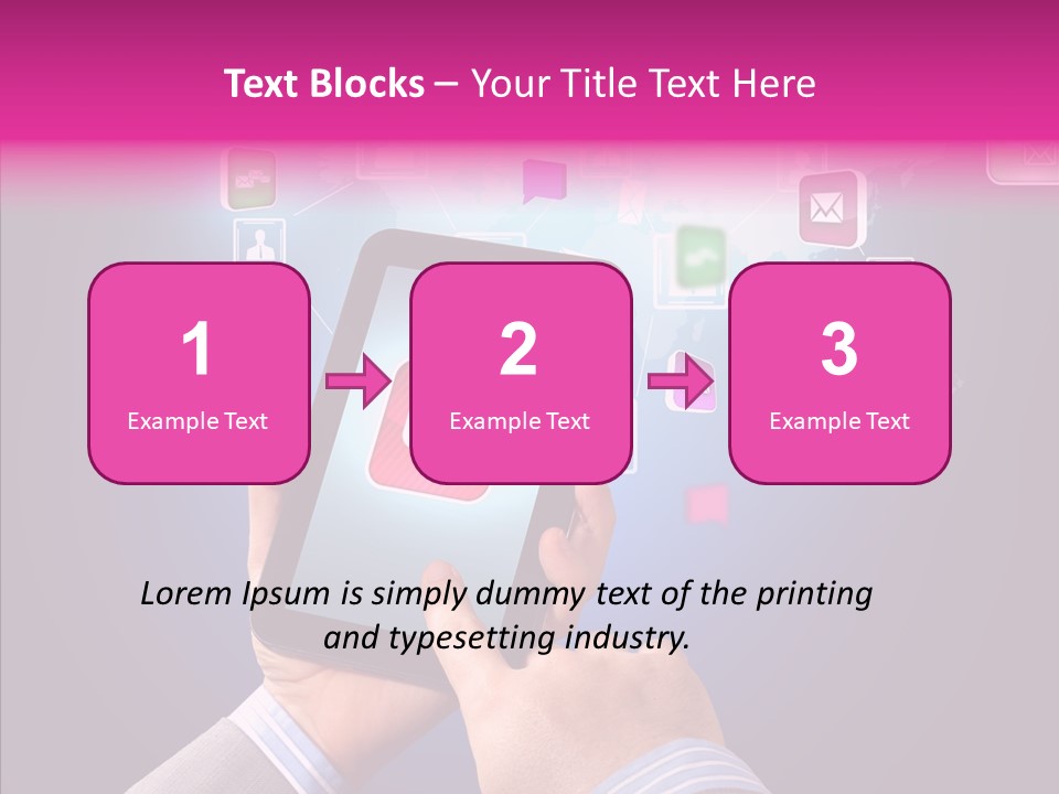 Innovation Entertainment Mobility PowerPoint Template