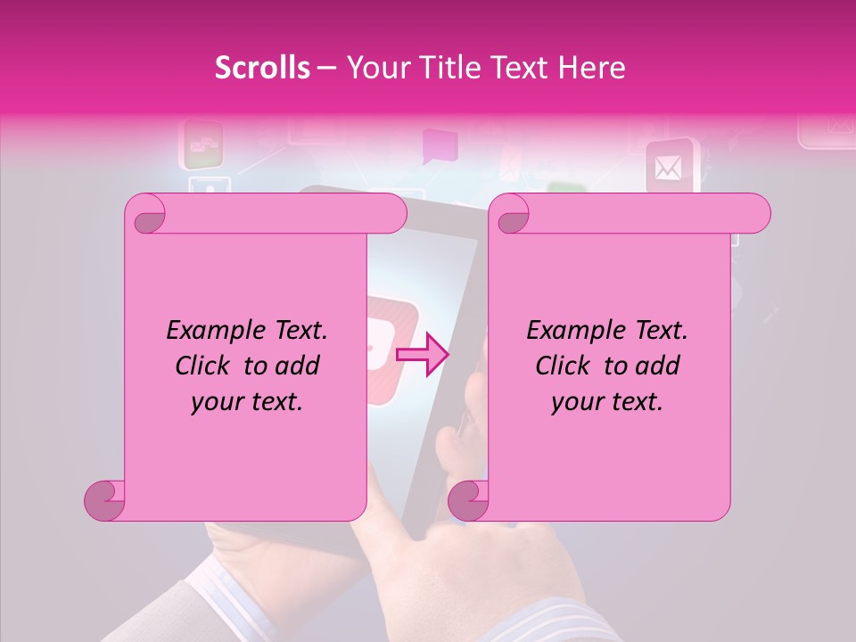 Innovation Entertainment Mobility PowerPoint Template