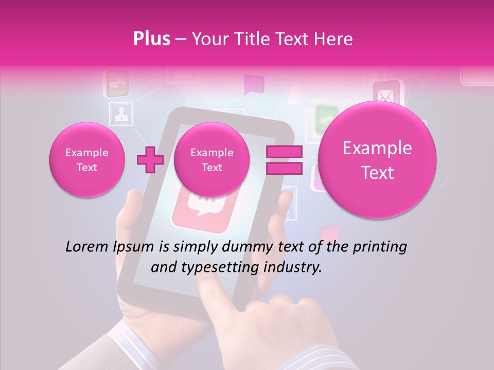 Innovation Entertainment Mobility PowerPoint Template