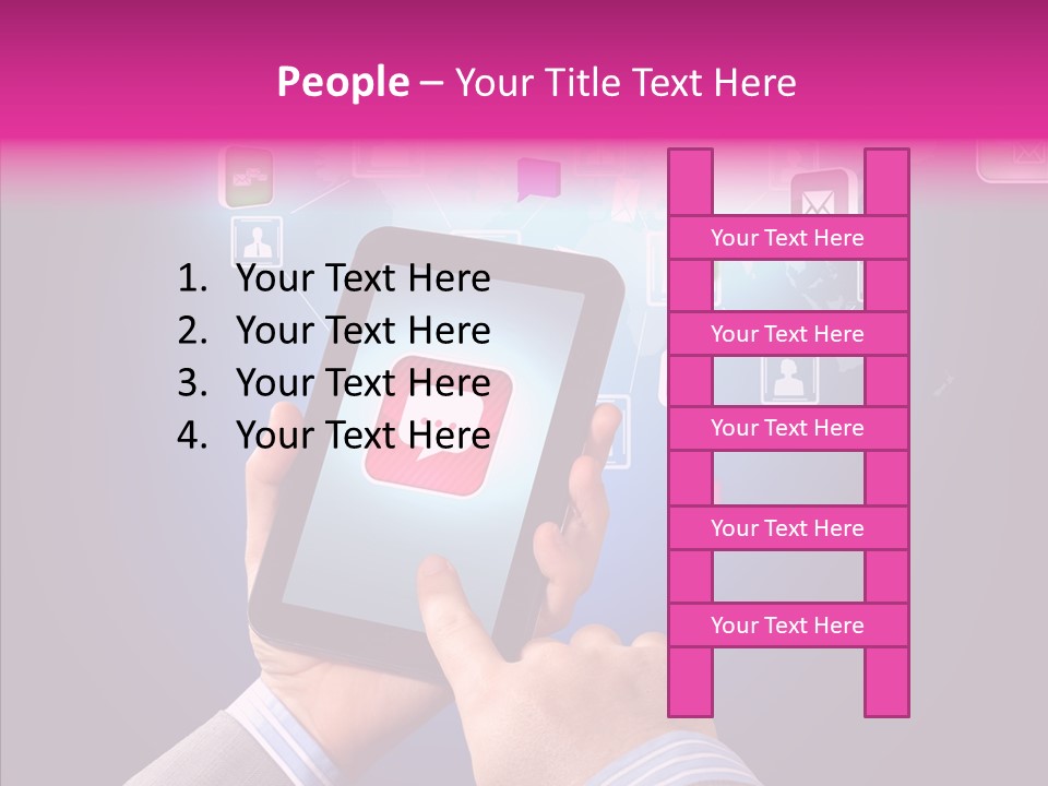Innovation Entertainment Mobility PowerPoint Template