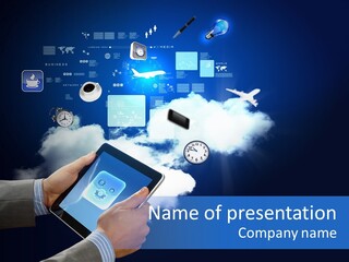 Pad Electronic Innovation PowerPoint Template