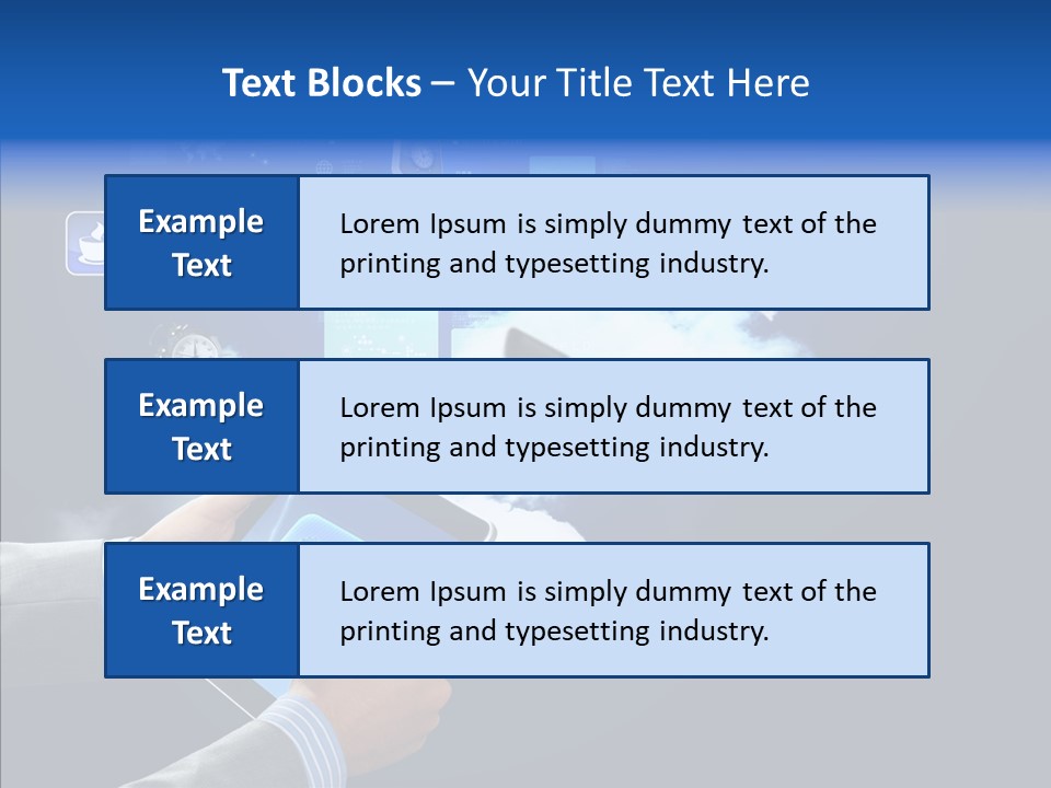 Pad Electronic Innovation PowerPoint Template