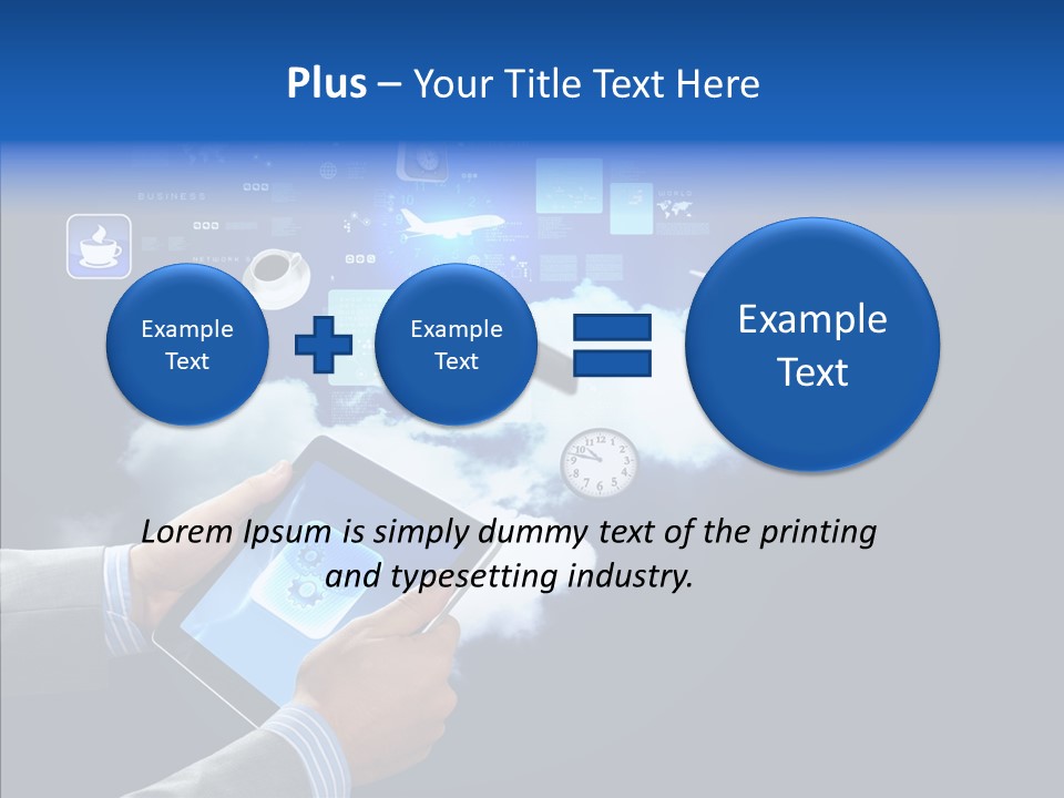Pad Electronic Innovation PowerPoint Template