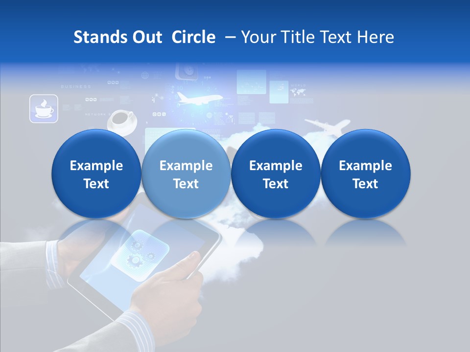 Pad Electronic Innovation PowerPoint Template