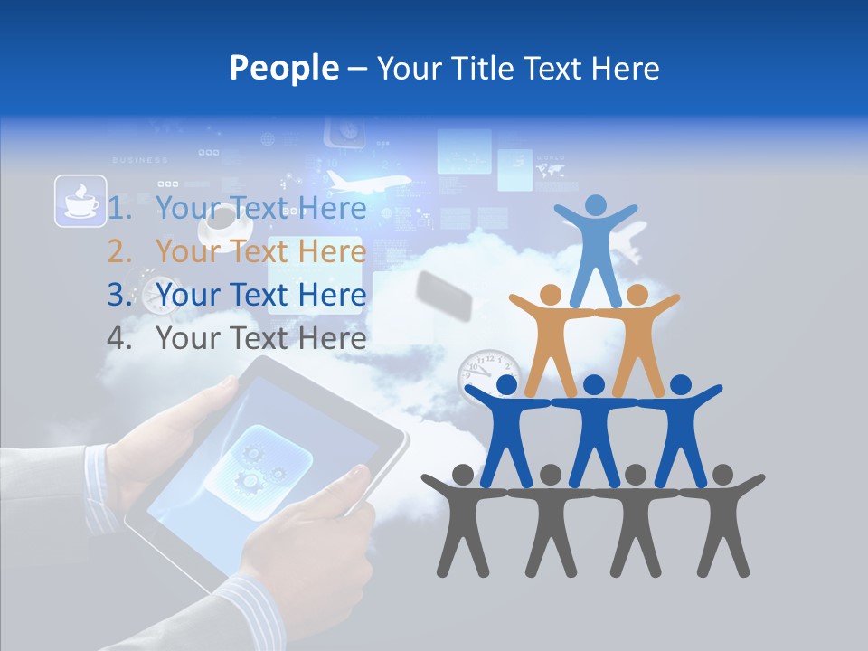 Pad Electronic Innovation PowerPoint Template