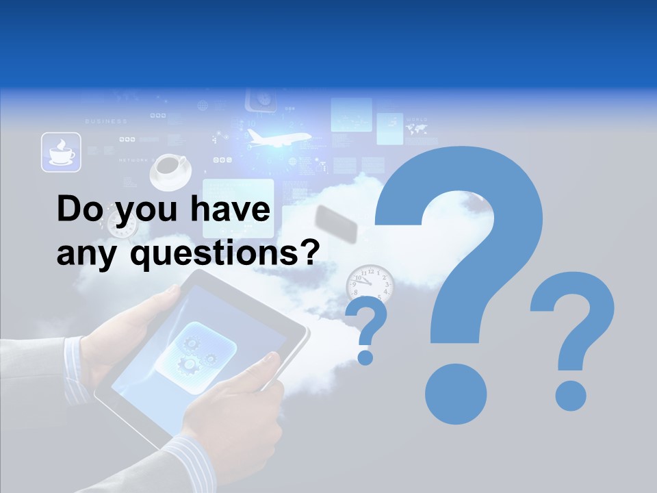 Pad Electronic Innovation PowerPoint Template