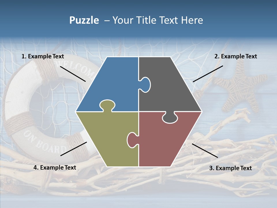 White Vessel Closeup PowerPoint Template