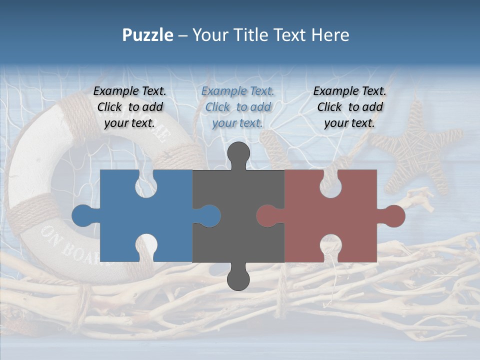 White Vessel Closeup PowerPoint Template