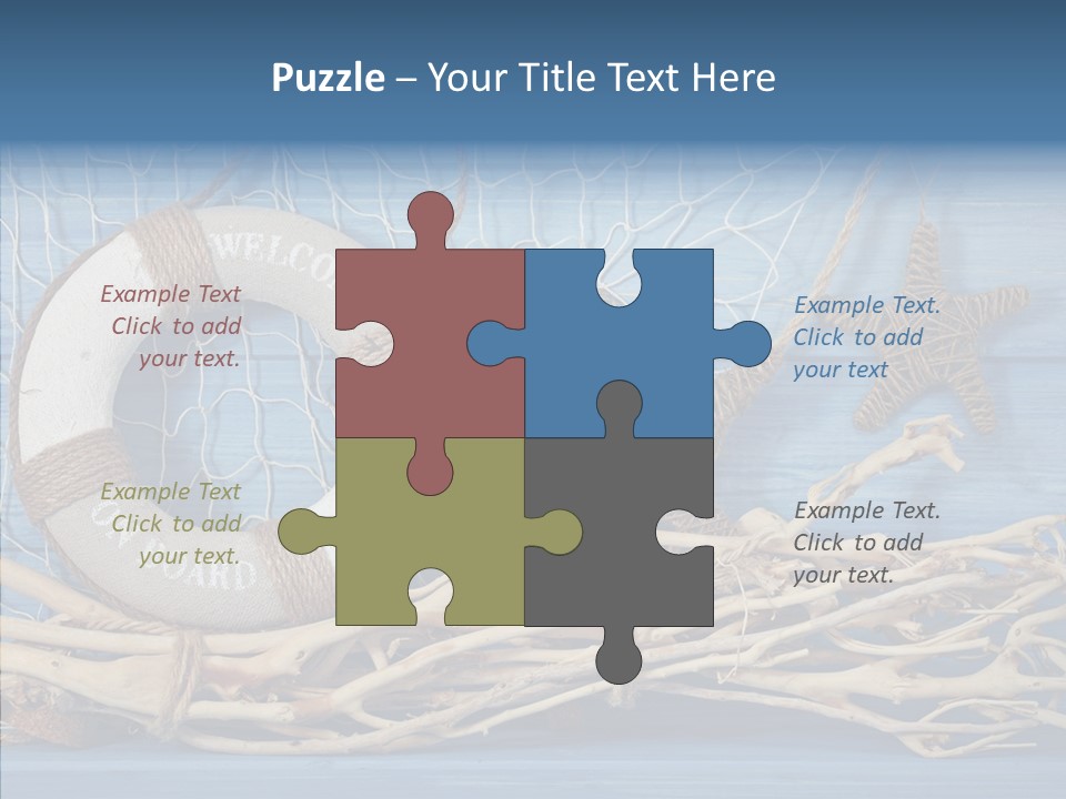 White Vessel Closeup PowerPoint Template