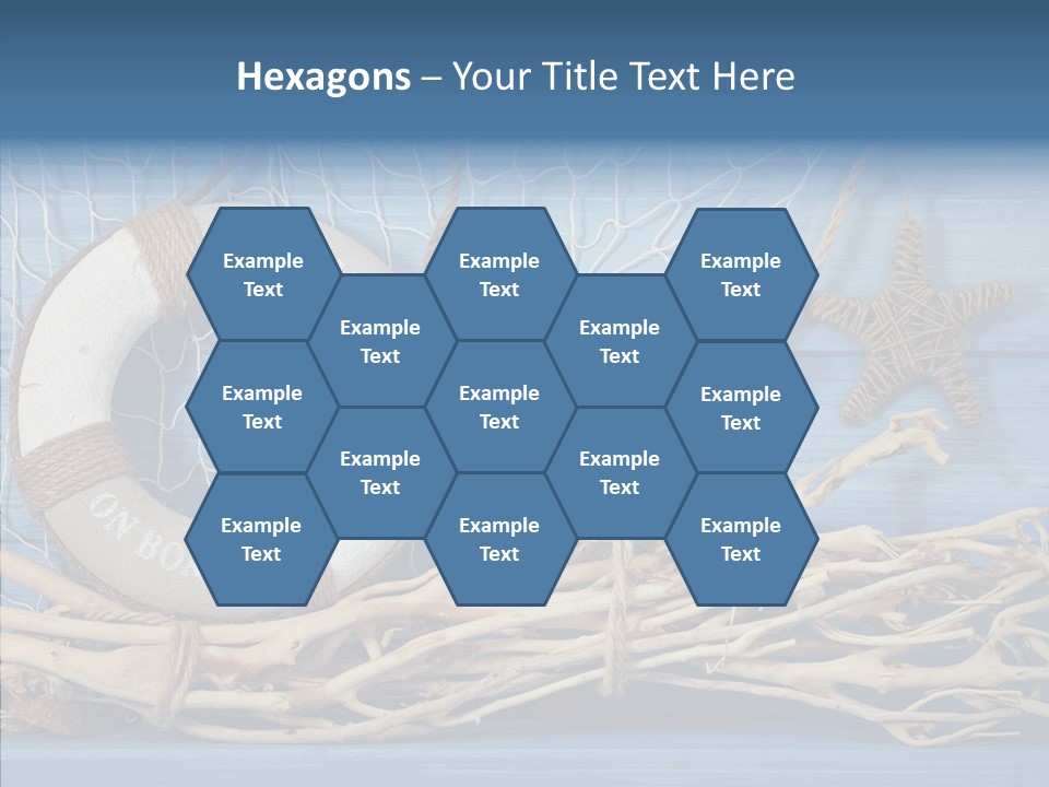 White Vessel Closeup PowerPoint Template