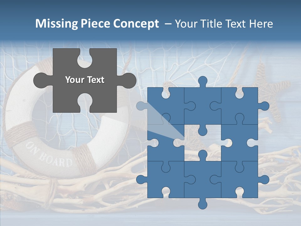 White Vessel Closeup PowerPoint Template