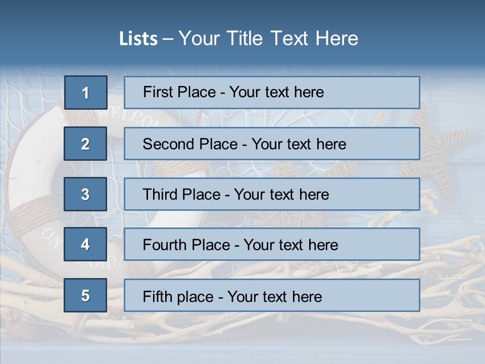 White Vessel Closeup PowerPoint Template