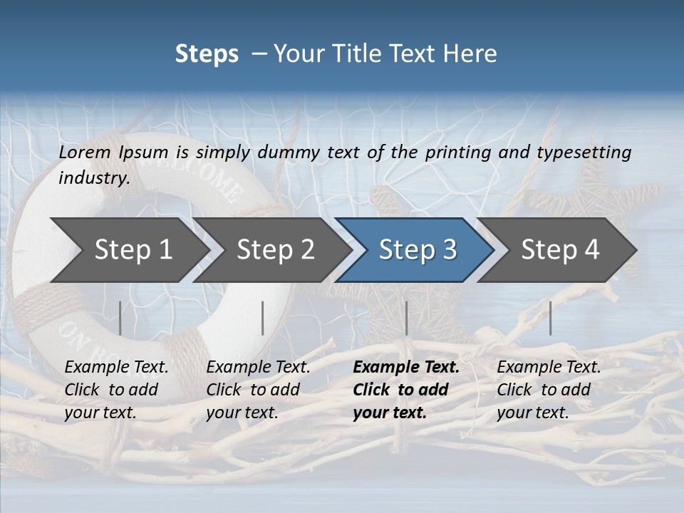 White Vessel Closeup PowerPoint Template