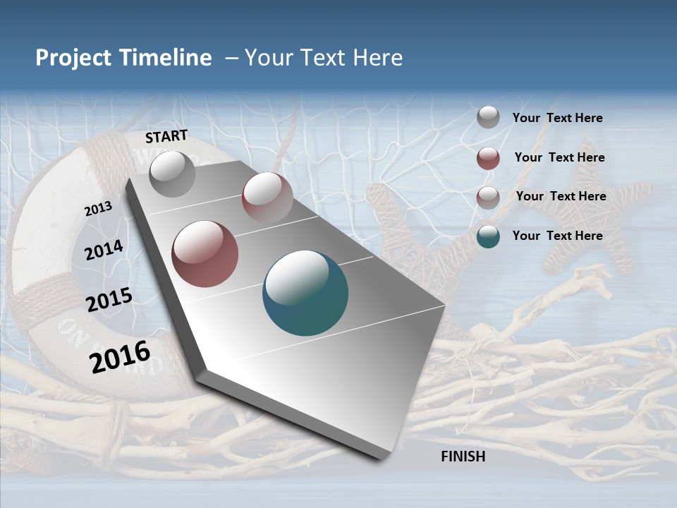 White Vessel Closeup PowerPoint Template