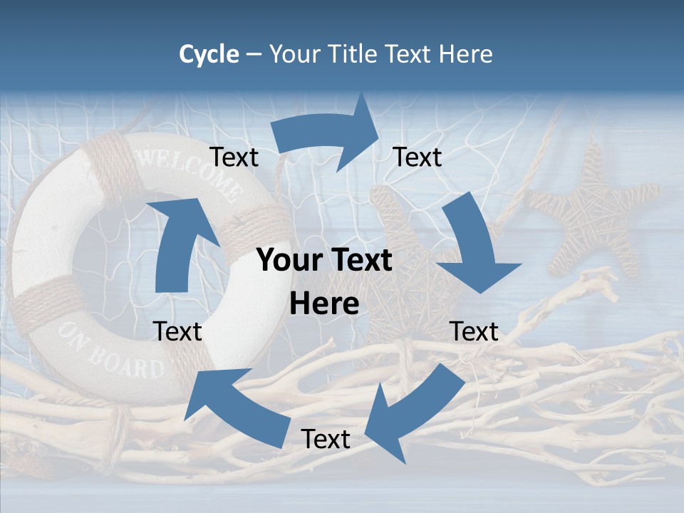 White Vessel Closeup PowerPoint Template